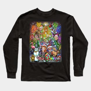 Christmas Rainbow Party Long Sleeve T-Shirt